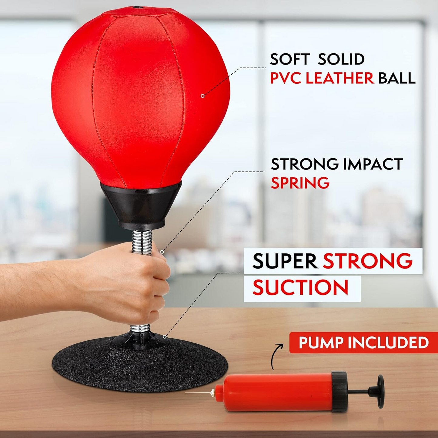 StressBuster™ - Desktop Punching Ball