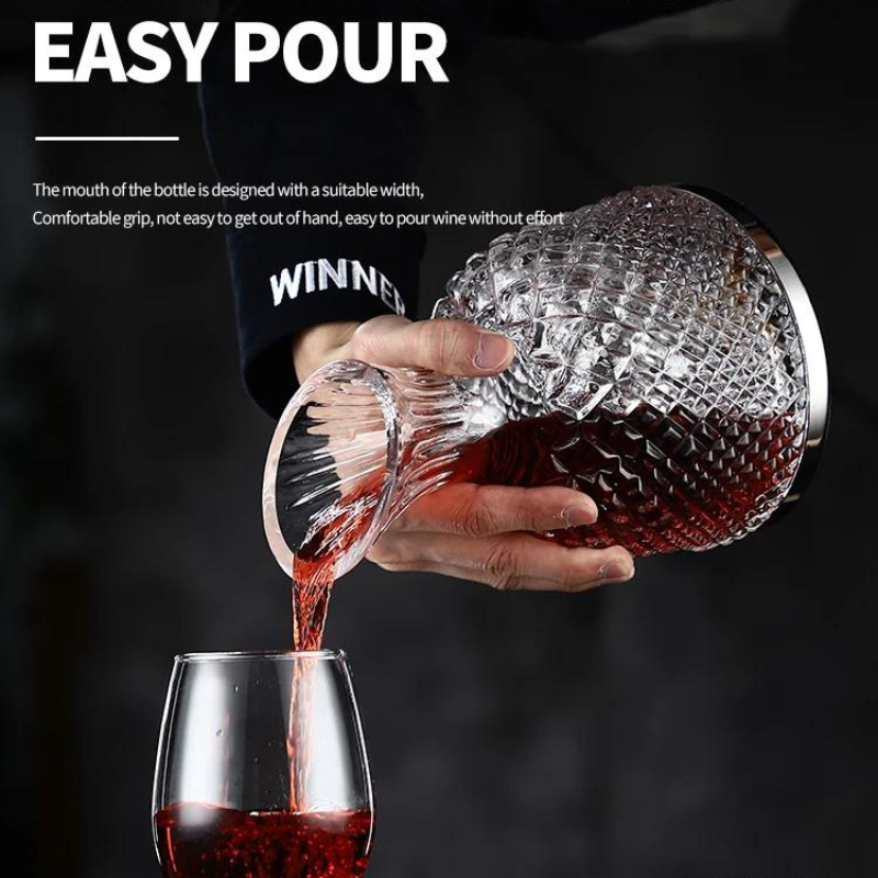 WineLux™ - Crystal Wine Decanter