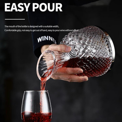 WineLux™ - Crystal Wine Decanter