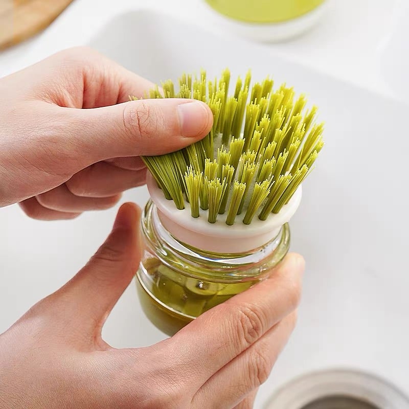 Soap Dispensing Palm Brush