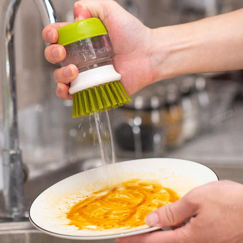 Soap Dispensing Palm Brush