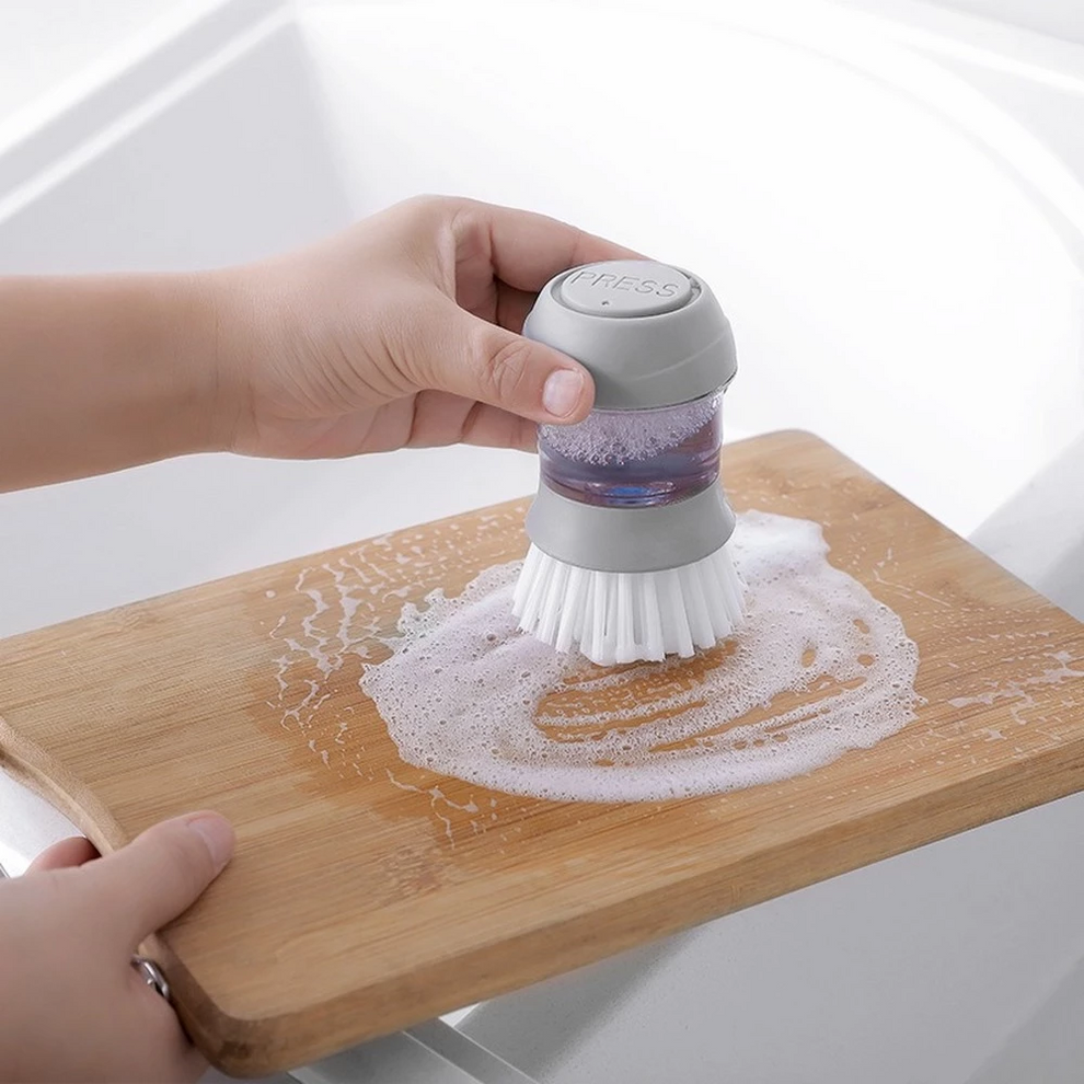 Soap Dispensing Palm Brush