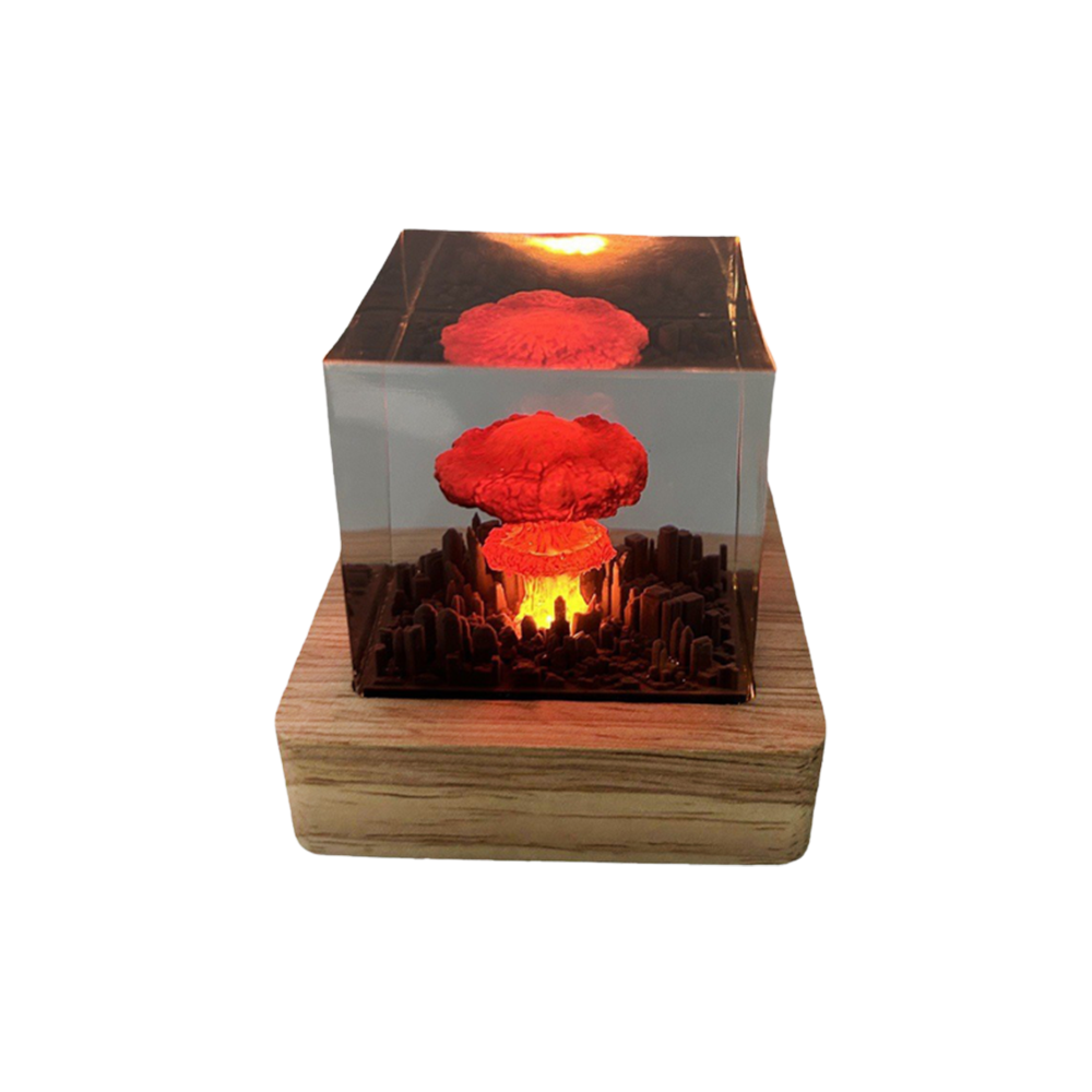 Explosion Bomb Resin Lamp