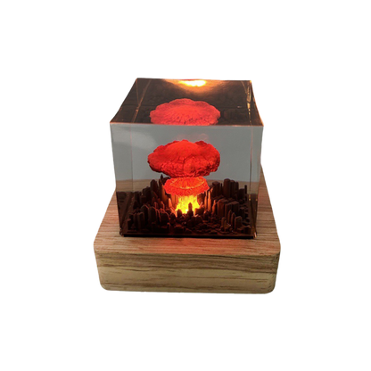 Explosion Bomb Resin Lamp