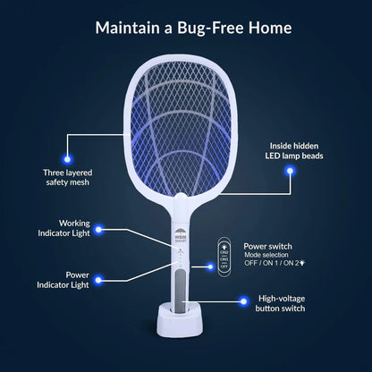 BugShield™ - Electric Mosquito Swatter