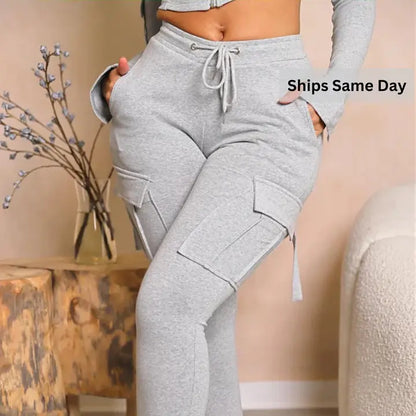 Womens Cargo Joggers