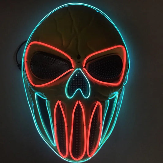 GlowScare™ - Halloween LED Mask