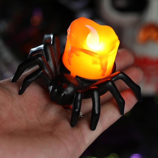 SpiderFlame™ - Spooky Spider Candle Holder